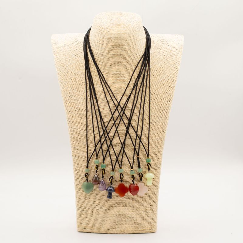 Pendentifs en pierres précieuses - Collection botanique (variés)