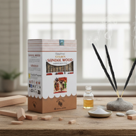 30 g de bâtons de résine de fumigation en bois de santal doré (6 bâtons)