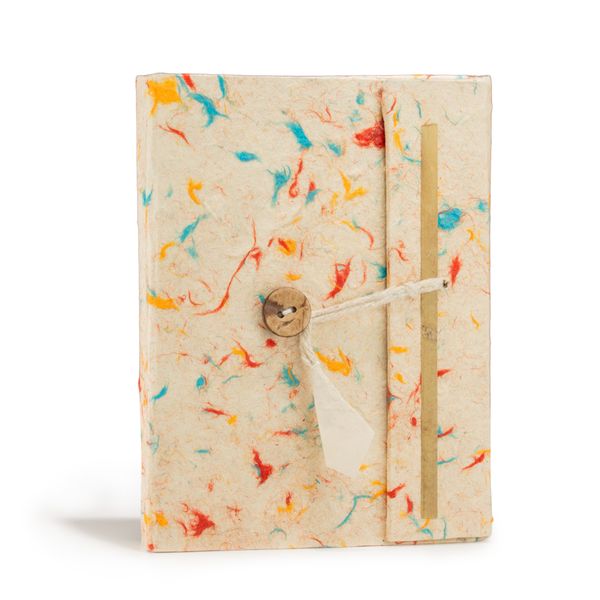 Carnet moyen papier Lokta & Coton Coloré