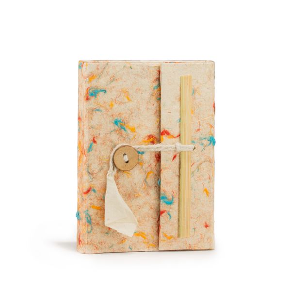 Mini carnet papier Lokta & Coton Coloré