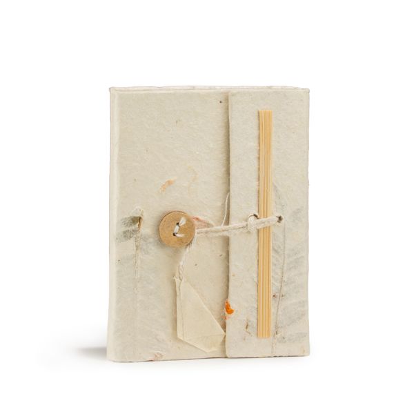 Mini carnet papier Lokta motifs floraux