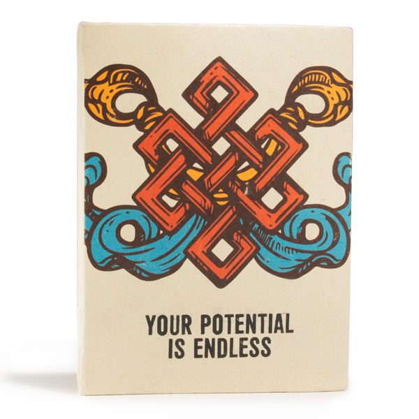 Grand carnet papier Lokta  « Your Potential » - avec marque-page
