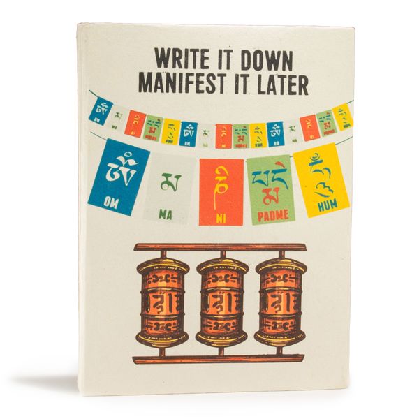 Grand carnet papier Lokta  « Write it Down » - avec marque-page