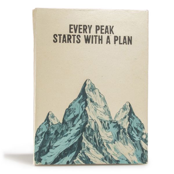 Grand carnet papier Lokta  « Every Peak » - avec marque-page