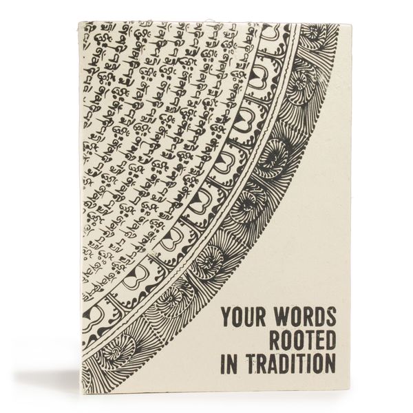 Grand carnet papier Lokta  « Your Words » - avec marque-page