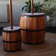 Tabouret Tonneau de Bière & Support de Parasol