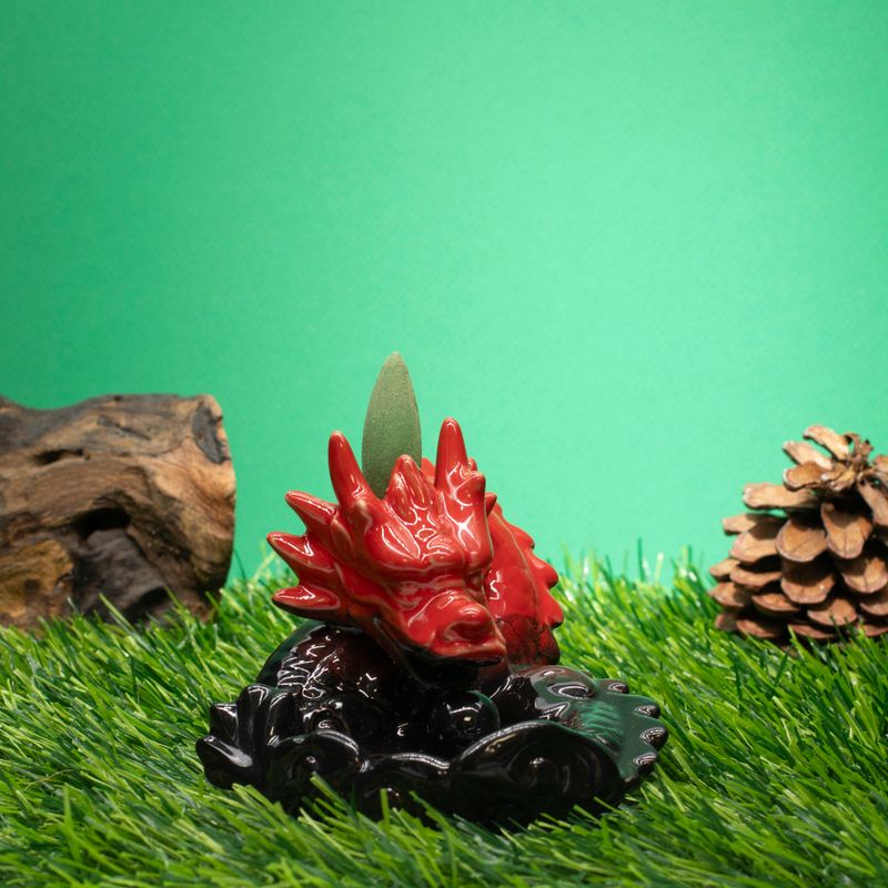 Fontaine à Encens Flux Inversé– Petit Dragon Rouge