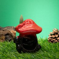 Fontaine à Encens Flux Inversé– Grand Champignon Rouge