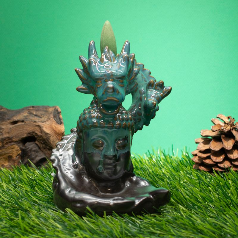 Fontaine à Encens Flux Inversé– Dragon au-dessus de Bouddha