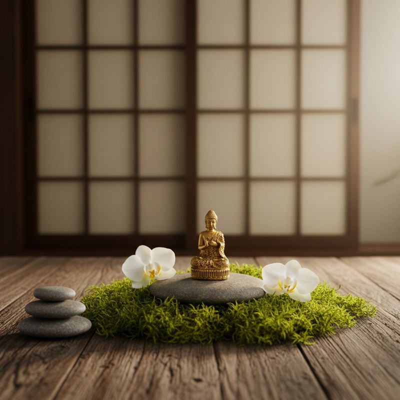 Miniature en laiton – Bouddha (60 g) – 48 mm