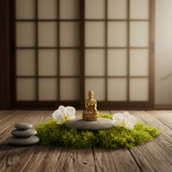 Miniature en laiton – Bouddha (60 g) – 48 mm