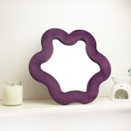 Miroir Ondulé Doux Étoile – Mauve – 33 x 23 x 2,3 cm