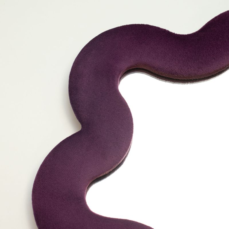 Miroir Ondulé Doux Étoile – Mauve – 33 x 23 x 2,3 cm