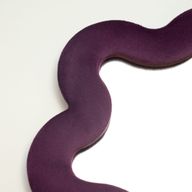 Miroir Ondulé Doux Étoile – Mauve – 33 x 23 x 2,3 cm