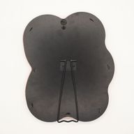 Miroir Ondulé Doux Carré Galet – Rose Poudré – 22,5 x 27 x 2,3 cm