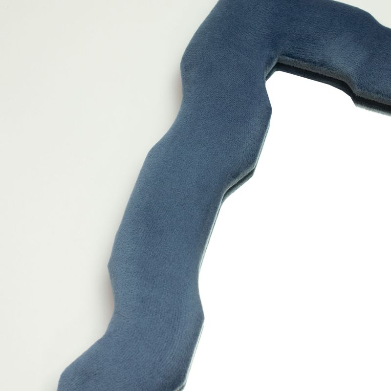 Miroir Ondulé Doux Cadre Épais – Bleu  – 30,5 x 22,5 x 2,3 cm