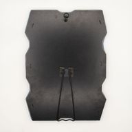 Miroir Ondulé Doux Cadre Épais – Bleu  – 30,5 x 22,5 x 2,3 cm