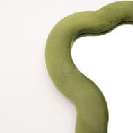 Miroir Ondulé Doux Grand Nuage – Vert  – 33,4 x 23,5 x 2,3 cm