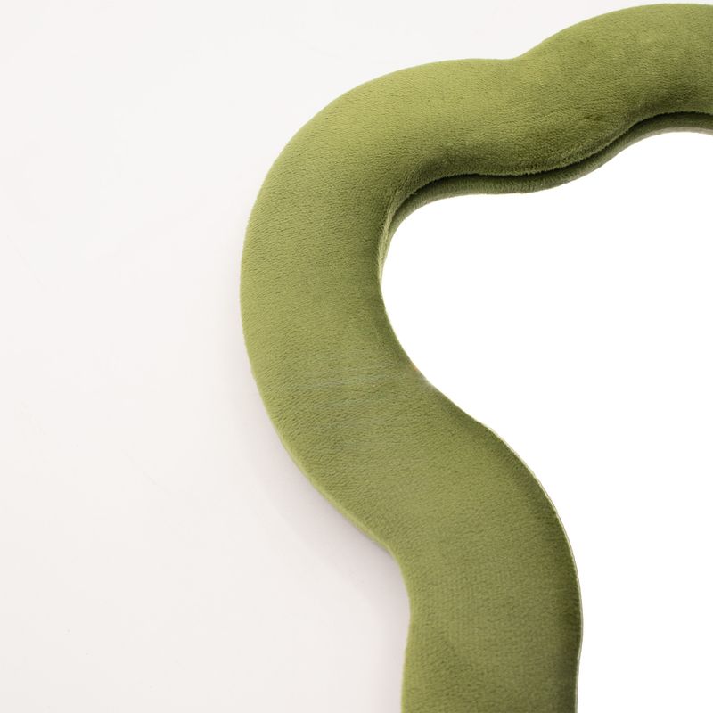 Miroir Ondulé Doux Grand Nuage – Vert  – 33,4 x 23,5 x 2,3 cm