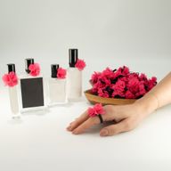 Anneaux Diffuseurs en Mousseline Parfumée – Rose