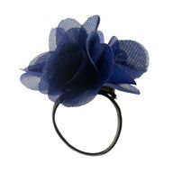 Anneaux Diffuseurs en Mousseline Parfumée – Bleu Marine