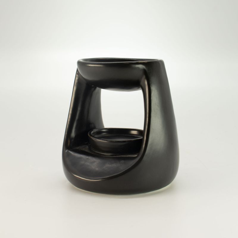 Brûleur Zen Classique en Céramique - Noir Mat