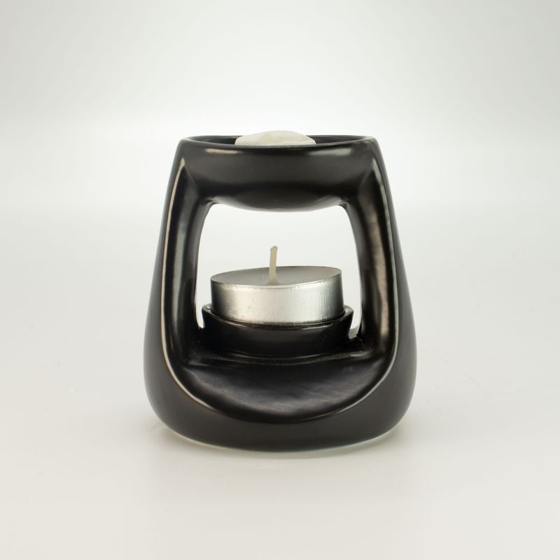 Brûleur Zen Classique en Céramique - Noir Mat