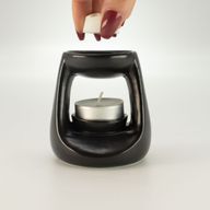 Brûleur Zen Classique en Céramique - Noir Mat