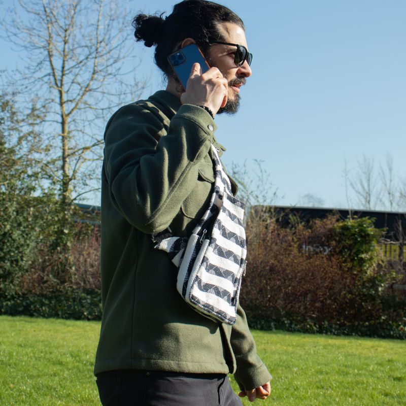 Sacs Jacquard naturels - Nomade de l’Atlas - Bandoulière
