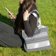Sacs Jacquard naturels - Caravanes Urbaines - Tissé main