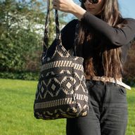 Sacs Jacquard naturels - Artisans du Désert - Tissé main