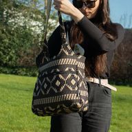 Sacs Jacquard naturels - Artisans du Désert - Tissé main