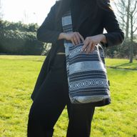 Sacs Jacquard naturels - Caravanes Urbaines - Nomade