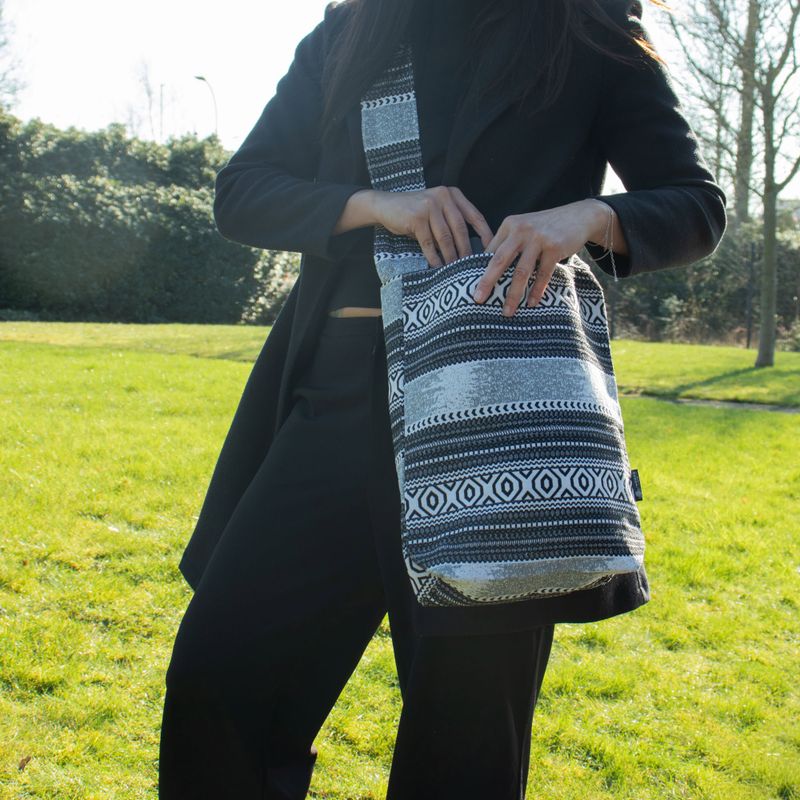 Sacs Jacquard naturels - Caravanes Urbaines - Nomade