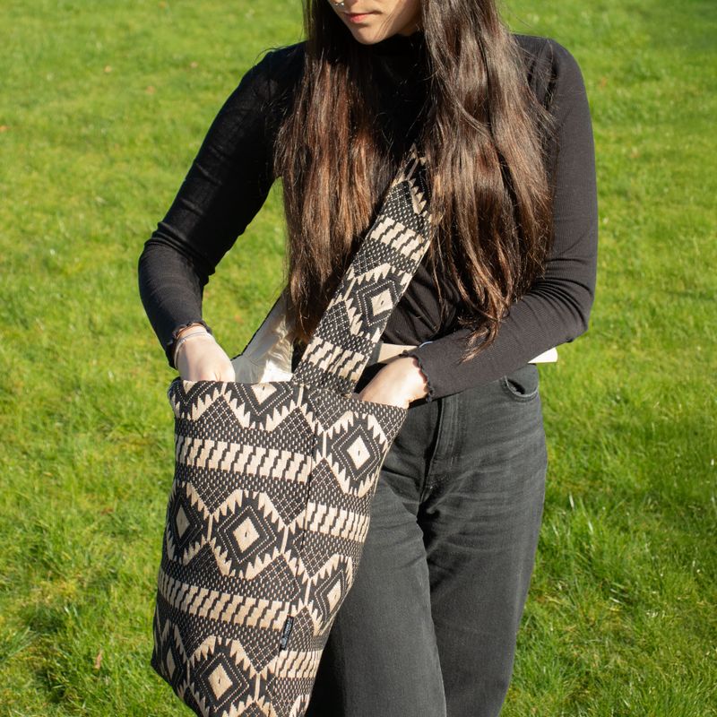 Sacs Jacquard naturels - Artisans du Désert - Nomade