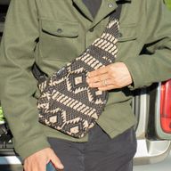 Sacs Jacquard naturels - Artisans du Désert - Bandoulière