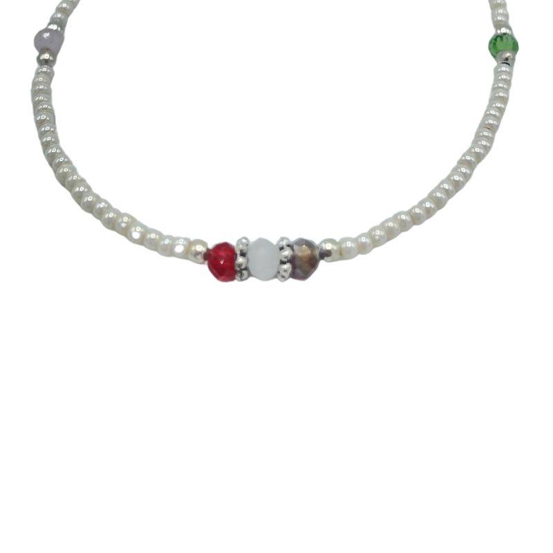 Bracelet Népalais en Pierre Extra-Fine - Perle & Perles Facettées