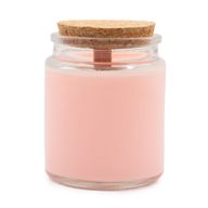 Bougie Mèche en Bois Cire de Soja - Jasmin Clairière- Sans Étiquette