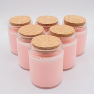 Bougie Mèche en Bois Cire de Soja - Jasmin Clairière- Sans Étiquette