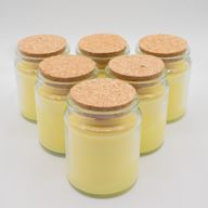 Bougie Mèche en Bois Cire de Soja - Résine Forestière - Sans Étiquette