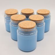 Bougie Mèche en Bois Cire de Soja - Sauge et Bois de Menthe  - Sans Étiquette