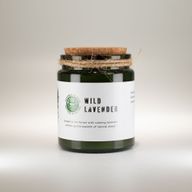 Bougie Greenman en cire de soja à mèche en bois - lavande sauvage