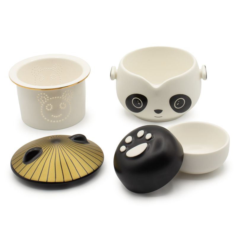 Ensemble de théière Kung Fu Panda - Deux tasses - Pack de voyage