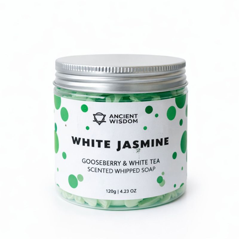Savon Crème Fouéttée Jasmin, Groseille & Thé Blanc 120 g