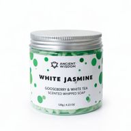 Savon Crème Fouéttée Jasmin, Groseille & Thé Blanc 120 g