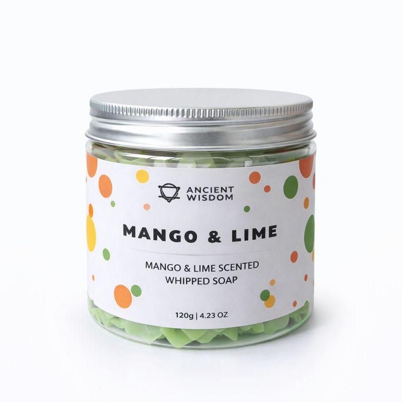 Savon Crème Fouéttée Mangue & Citron Vert – 120 g