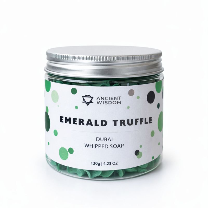 Savon Crème Fouéttée Dubaï – Truffe Émeraude – 120 g