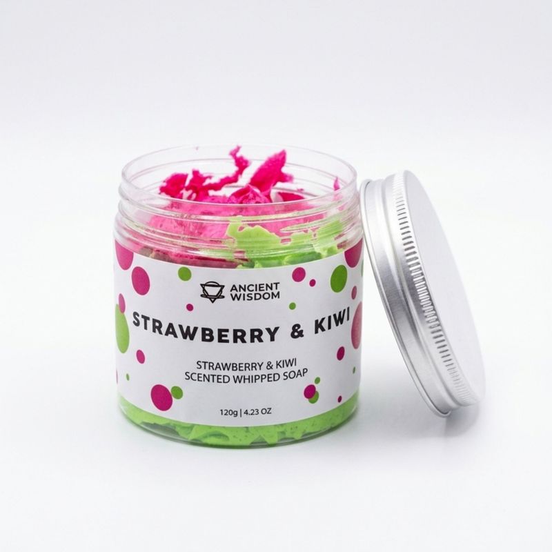 Savon Crème Fouéttée Fraise & Kiwi – 120 g