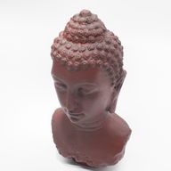 Lampe-buste de Bouddha Molton Lava - socle ovale