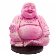 Lampe du Bouddha rieur - Fruit du dragon - Support rond